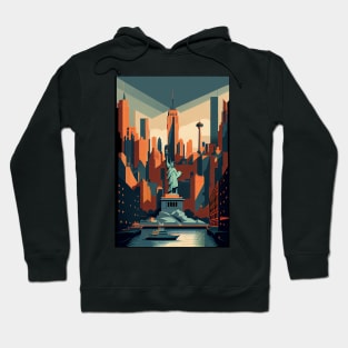 Abstract New York City NYC Hoodie